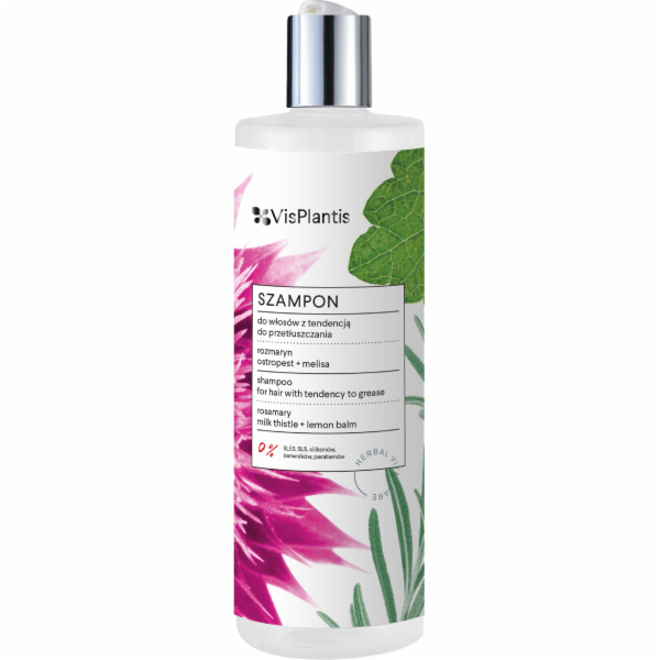 Vis Plantis Herbal Vital Care šampon pro vlasy se sklonem k maštění vlasů 400 ml