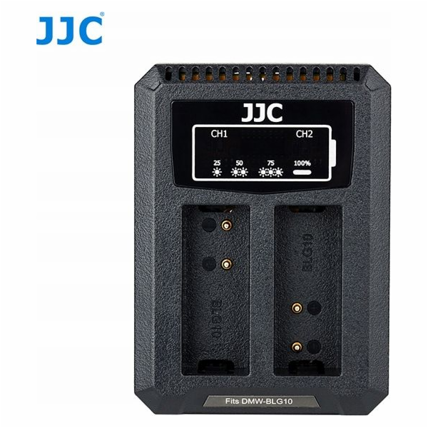 Nabíječka fotoaparátu JJC Duální USB nabíječka pro Panasonic Dmw-blg10 / Dmw-ble9 / Leica Bp-dc15