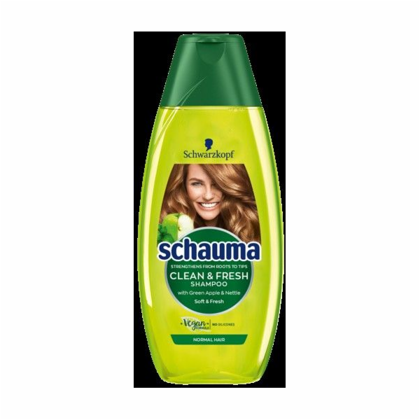 Šampon na vlasy Schwarzkopf Schauma Apple, Kopřiva 400 ml