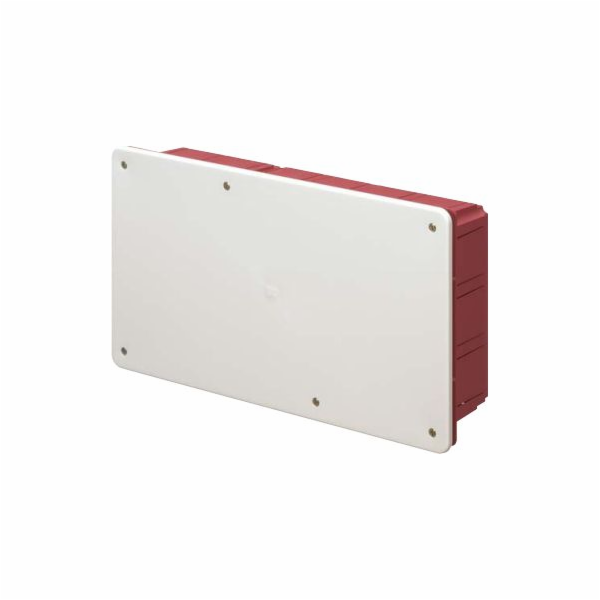 Elettrocanali Rozváděč pod omítku s krytem série 350 160 x 130 x 70 mm červený a bílý (EC350C5)