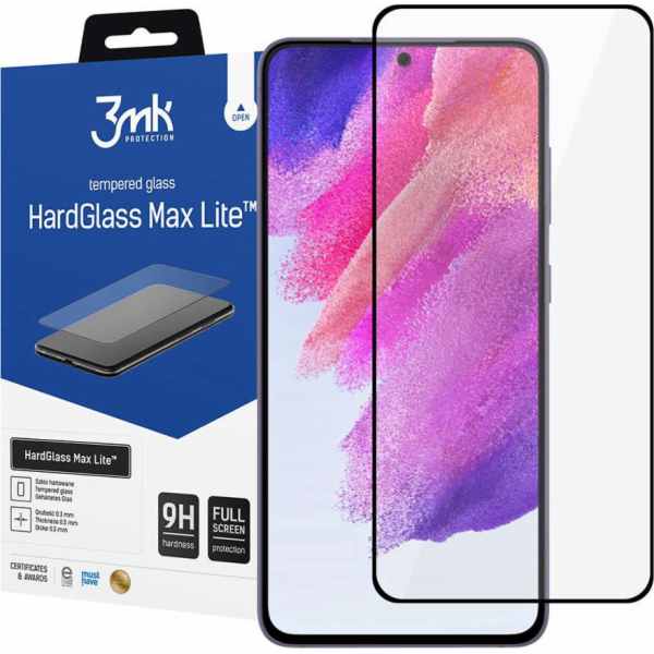 3MK 3mk Tempered Glass HardGlass Max Lite pro Samsung Galaxy S21 FE Black
