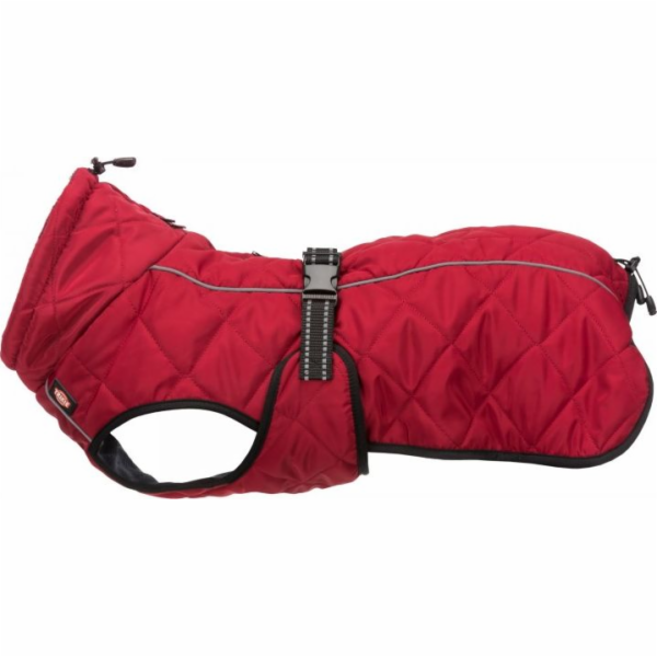 Trixie kabát Minot, M: 50 cm: 52-76 cm, červený