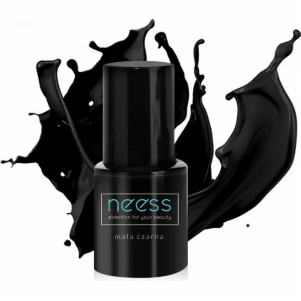 NEESS Hybridní lak na nehty 4ml 7535 Malé černé šaty