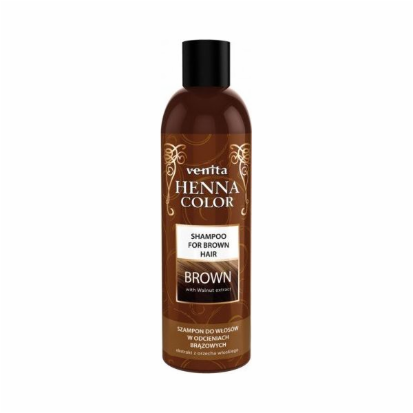 Venita Venita Henna Color Brown bylinný šampon pro hnědé vlasy 250ml | DOPRAVA ZDARMA OD 250 PLN