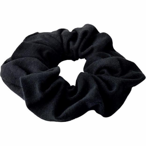 Anwen ANWEN_Scrunchie bavlněná gumička do vlasů, černá