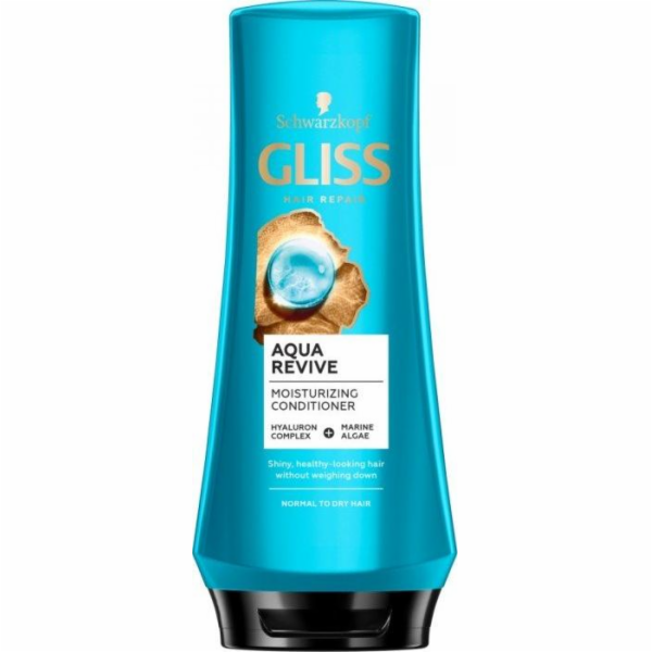 Gliss Kur GLISS_Aqua Revive Moisturizing Conditioner hydratační kondicionér pro normální a suché vlasy 200 ml