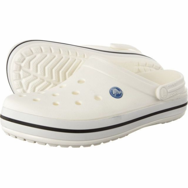Boty Crocs Crocband, bílé, velikost 45-46
