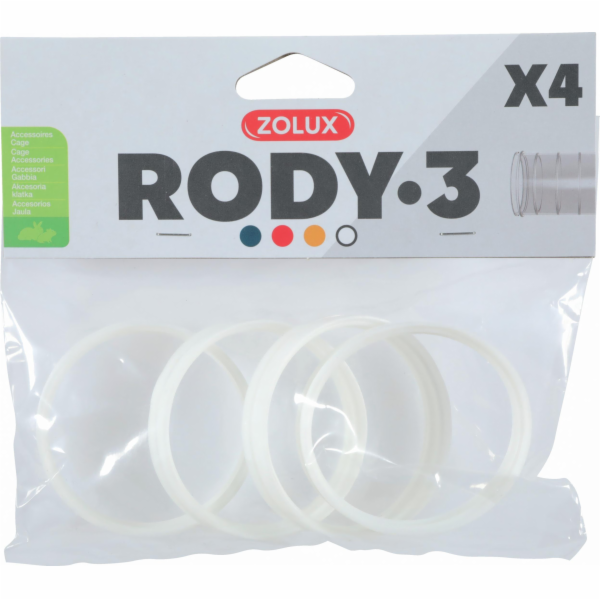 Konektor Zolux ZOLUX RODY3, 4 ks bílý
