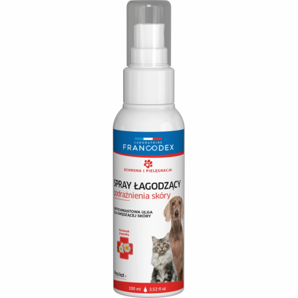 FRANCODEX Spray zklidňující podráždění kůže pro psy a kočky 100 ml