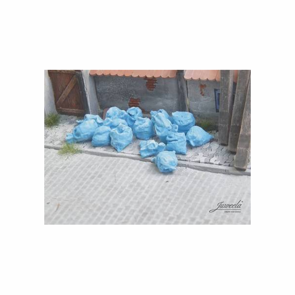 Juweela: Modré plné pytle na odpadky (20 ks)