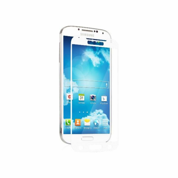 Moshi Moshi Ivisor Xt – průhledná celoobličejová ochranná fólie pro Samsung Galaxy S4 (bílá)