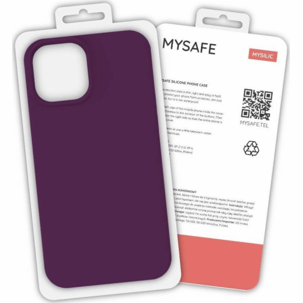 Mysafe MYSAFE SILIKONOVÉ POUZDRO SAMSUNG GALAXY A72 5G PLUM BOX