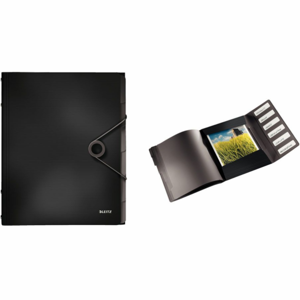 Leitz Folder s přepážkami, černá (45691095)