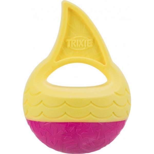 Trixie Aqua Toy žraločí ploutev, psí míček, TPR, 18 cm, plovoucí