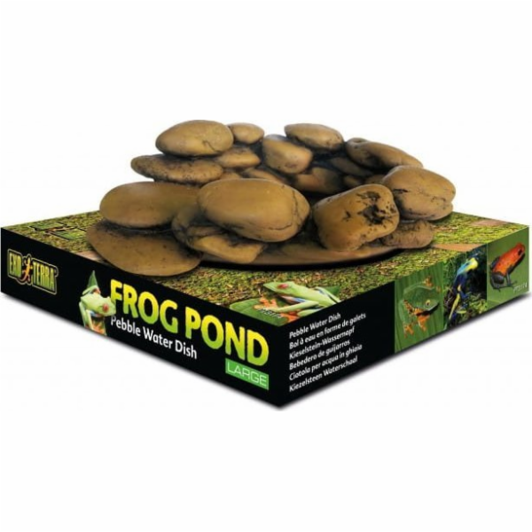 Exo Terra Frog Pond, žabí miska, tvar kamene, L, 17 x 13,5 x 6 cm/ 110 ml