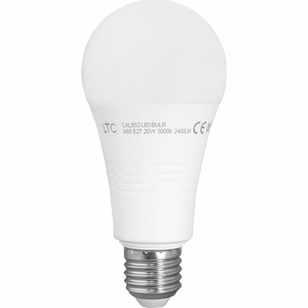 LTC PS LED žárovka A65 E27 SMD 20W 230V c.bílá 2400lm LTC.