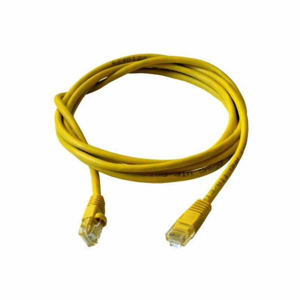 Art Patch kabel 0,5m žlutý UTP 5e (KABSI PATCH ART AL-OEM-299Y)