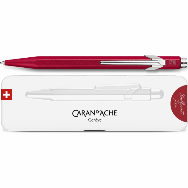 Caran d`Arche CARAN D'ACHE 849 Colormat-X kuličkové pero, M, v krabičce, červené