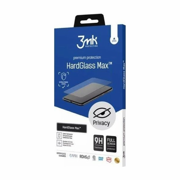 3MK Tvrzené sklo 3MK HardGlass Max Privacy Apple iPhone 14/13/13 Pro černý