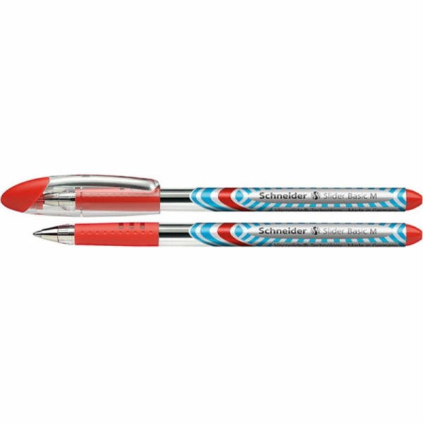 Schneider SCHNEIDER Slider Basic kuličkové pero, M, červené