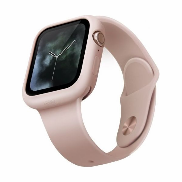 Uniq UNIQ pouzdro pro Lino Apple Watch Series 5/4 44MM růžová/modrá růžová