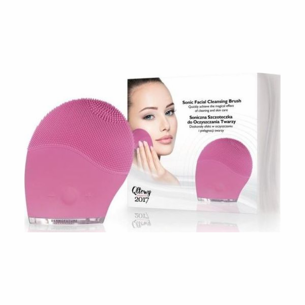 Dermofuture Technology Sonický čisticí kartáček na obličej růžový (631983)