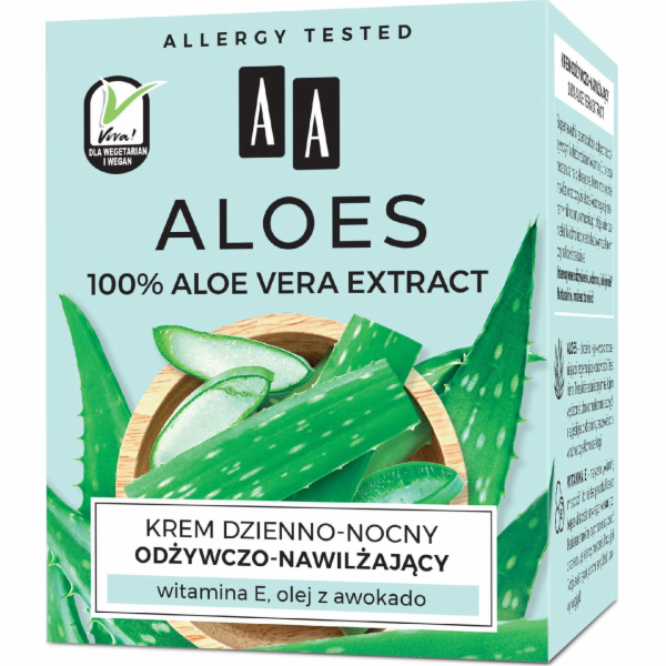 AA Aloes 100% výživný a hydratační krém
