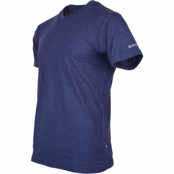 HI-TEC pánské tričko Plain Navy Melange, XXL