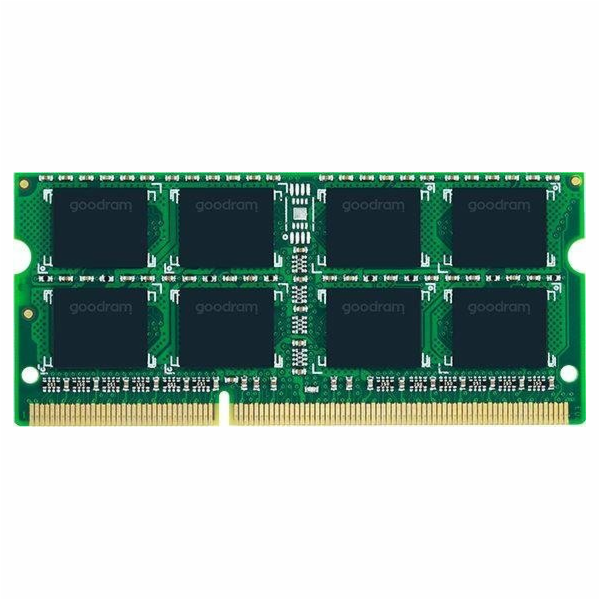 Paměť notebooku GoodRam SODIMM, DDR3, 4 GB, 1333 MHz, CL9 (GR1333S364L9S/4G)