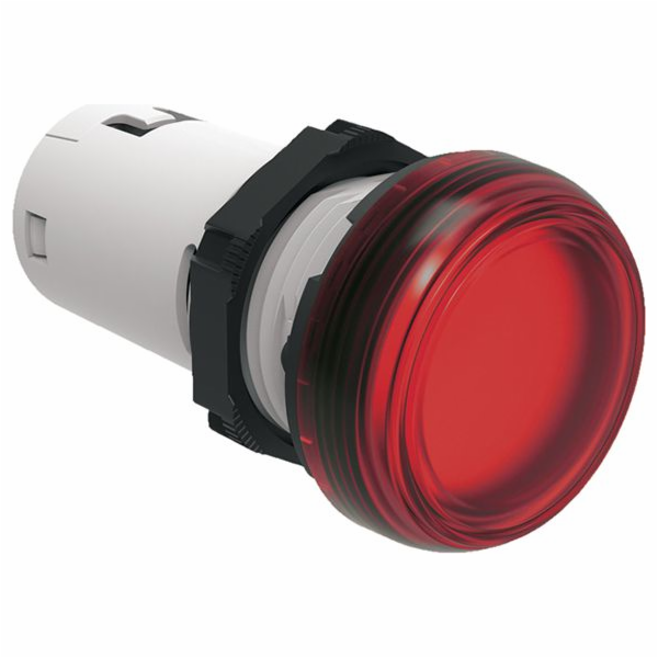 LOVATO Elektrická LED signální lampa jednodílná červená 24V AC / DC (LPMLB4)