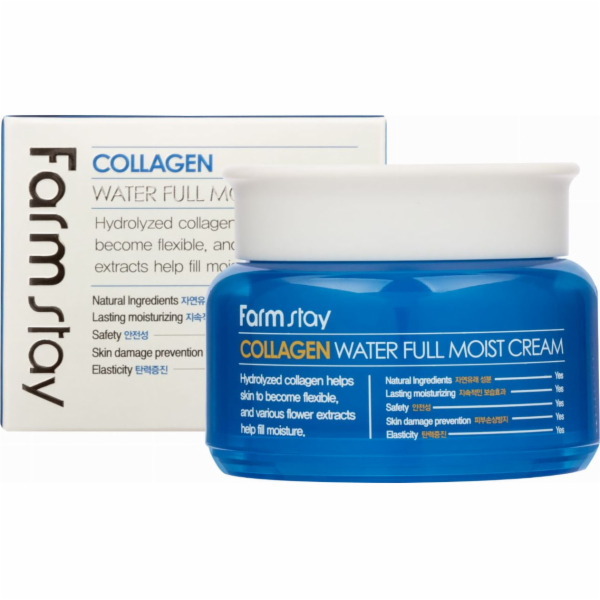 Farmstay FARMSTAY_Collagen Water Full Moist Cream kolagenový hydratační krém na obličej 100g