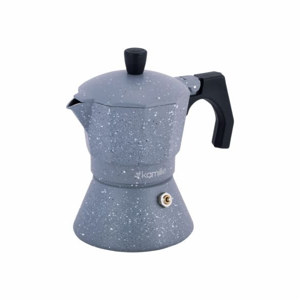 Kávovar Kamille Italský kávovar, granitový kávovar, 600 ml