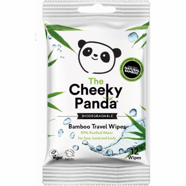 Cheeky Panda Cheeky Panda, dětské ubrousky, mini, 12 ks.