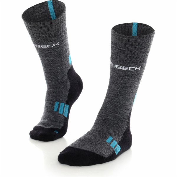 Pánské trekingové lehké ponožky Brubeck, grafitově modré, velikosti 39-41 (BTR002/M)