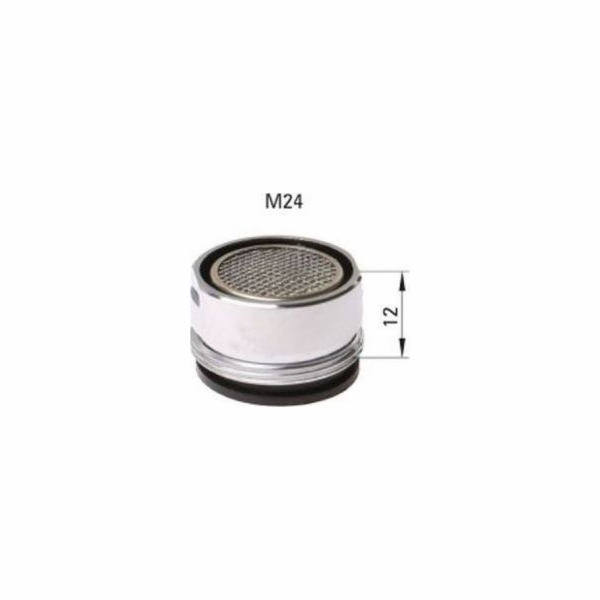 Deante Basic perlátor pro umyvadlové a dřezové baterie, vnější závit M24, chrom (XDW00PCZ1)