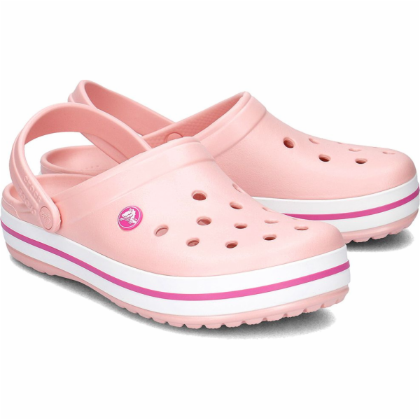 Dámské pantofle Crocs Crockband, růžové, velikosti 36-37 (11016-6MB)