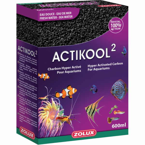 Zolux ZOLUX Actikool 2 - dřevěné uhlí 600 ml
