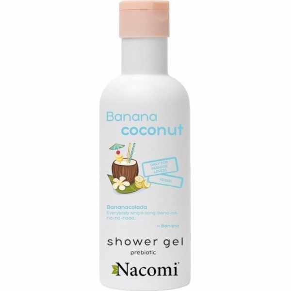 Nacomi Nacomi Sprchový gel Banán a kokos sprchový gel 300 ml