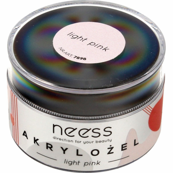NEESS Akrylový gel na nehty Světle růžový (7898) 15g
