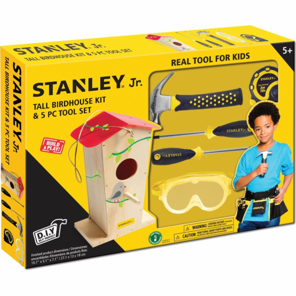 Stanley Junior Stanley Jr ptačí budka + nářadí pro děti (STOK008-T05-SY)