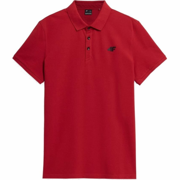 4F Pánské tričko H4Z22-TSM356 Červené rL