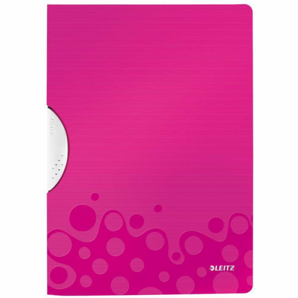 Leitz WOW Folder with clip Pink (41850023)
