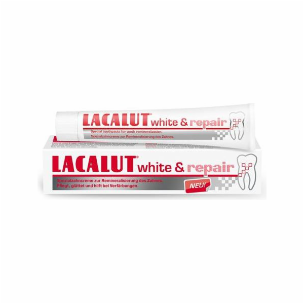 Lacalut White & Repair zubní pasta bělící a opravující 75 ml