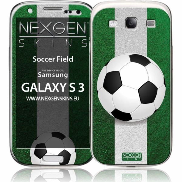 Nexgen Skins Nexgen Skins - Sada skinů pro pouzdro s 3D efektem Samsung GALAXY S III (Soccer Field 3D) univerzální