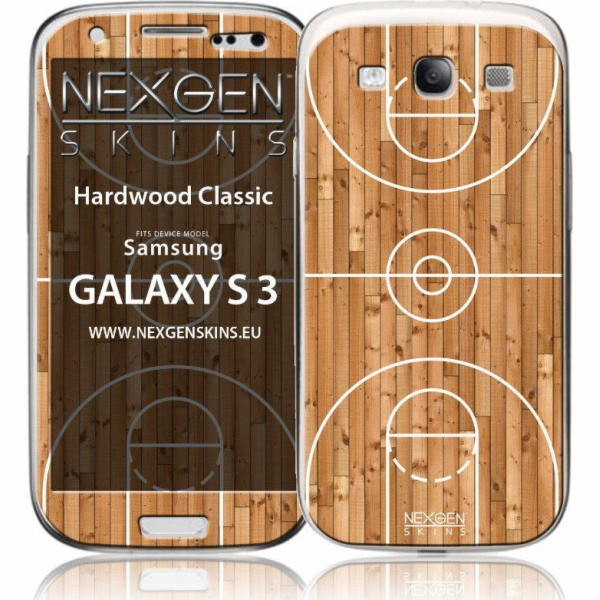 Nexgen Skins Nexgen Skins - Sada skinů pro pouzdro s 3D efektem Samsung GALAXY S III (Hardwood Classic 3D) univerzální
