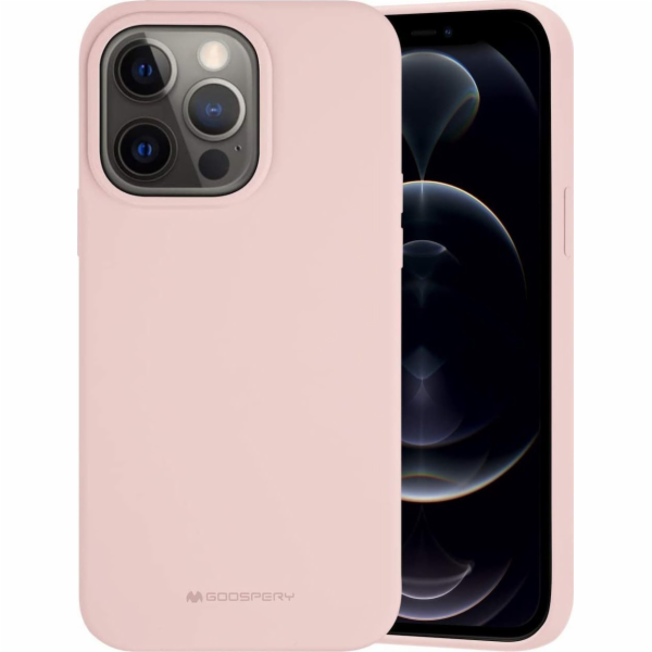 Silikonové pouzdro Goospery Mercury Goospery pro iPhone 14 Pro růžové