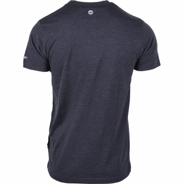 Pánské tričko Hi-Tec Puro Dark Grey Melange, velikost S