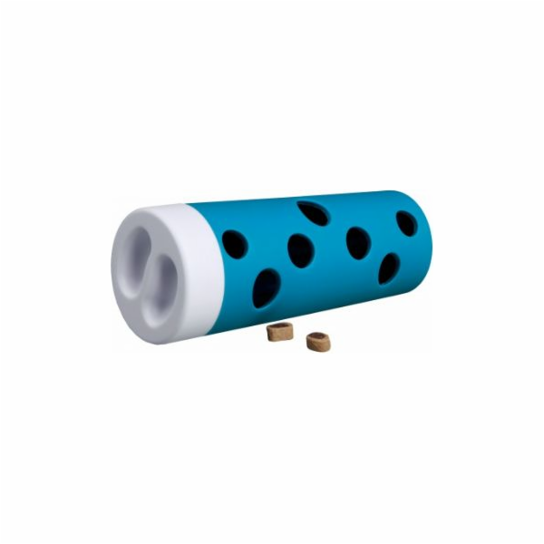 Hračka pro kočky Trixie Activity Snack Roll', průměr 6/5×14 cm ORANŽOVÁ/MODRÁ