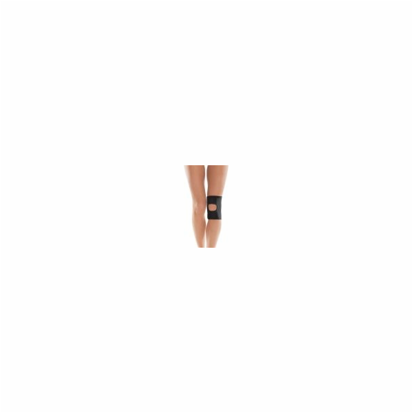 Ortéza na kolena TOROS-GROUP s otevřenou čéškou, černá, velikost 3