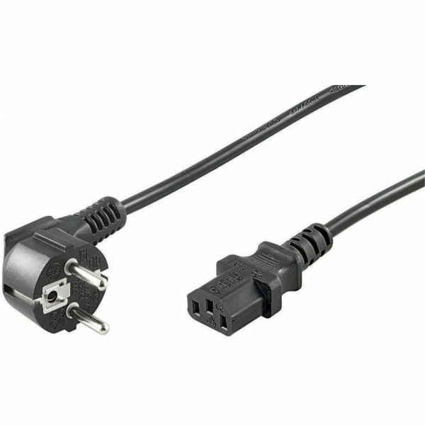 Goobay napájecí kabel Schuko typ F CEE 7/7 IEC C13 napájecí kabel 3m černý (95142)